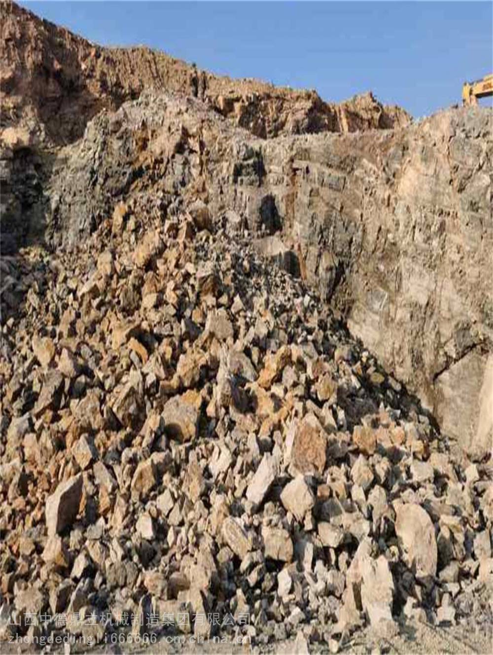 湖北荆州中德二氧化碳爆破矿山破石承接业务及设备介绍